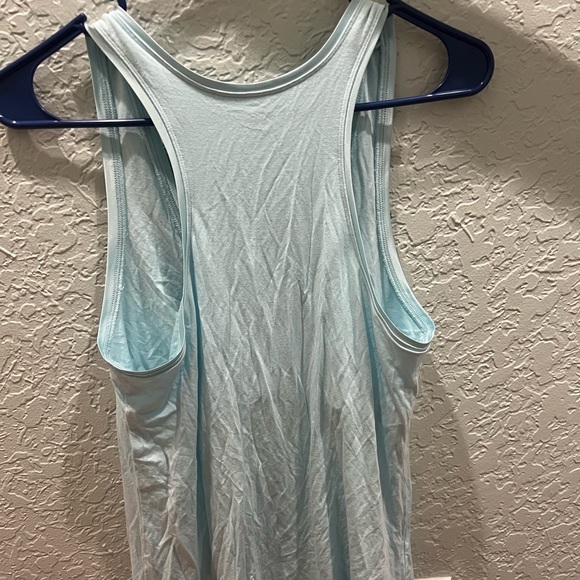Womens light blue modern movement extra large tank top - Picture 3 of 6